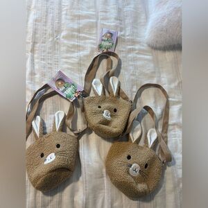 Spritz Tan Bunny Sling Basket